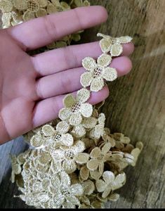 Golden Flower Lace