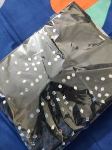 Black Embellished Peplum Top