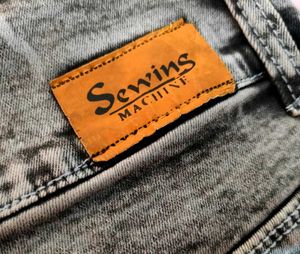Acid Wash High Waisted Jeans