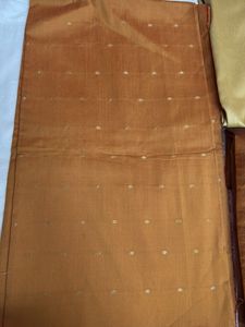 Brown Banarasi Dress Material