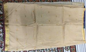 Elegant purple &amp; cream Saree