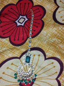 Emerald Green Kundan Necklace