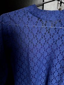 Blue Net Dress