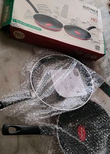Pigeon Non Stick Duo Pack Fry Pan And Flat tawa