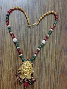 Beads Chain With Jhumka Matis
