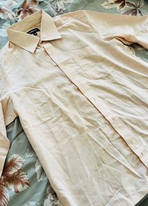 Peach Formal Shirt For Men