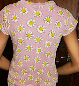 Cute Korean Girl Crop Top