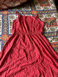 Red Floral Sundress