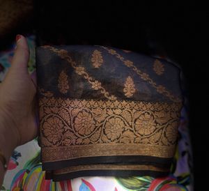 beautiful banarsi hand woven chanderi saree