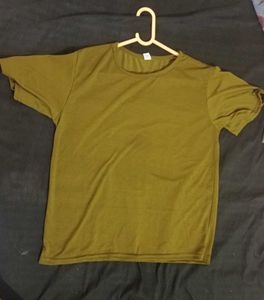 Olive Green Basic Tee