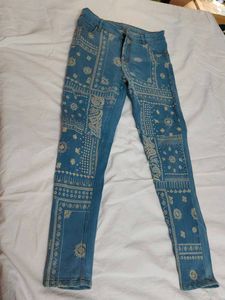 Patterned Jeans