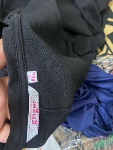 Black Plain Zip Up Crop Top