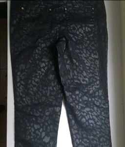 Animal Print Jeans