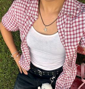 vinatge Printerest h&m  red plaid shirt