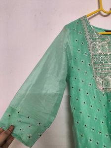 Elegant Mint Green Kurta