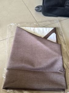 Brown &amp; White Patterned Fabric