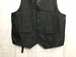 Umo Lorenzo Black Waistcoat