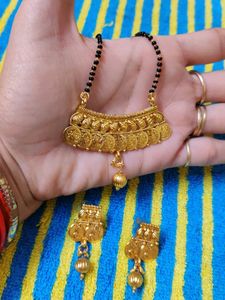 Mangalsutra With Earrings