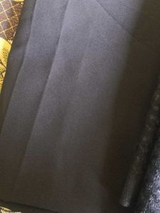 Elegant Black Clutch with Delicate Pattern