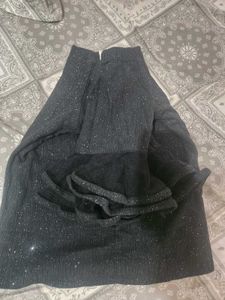 Sparkly Black Party Top