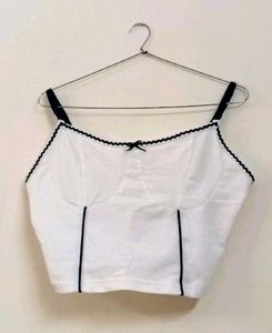 White Crop Top