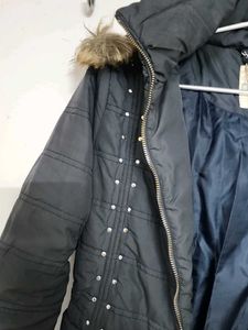 Navy Blue Padded Jacket