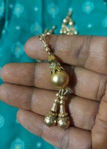 Golden Tassel Dupatta Latkans