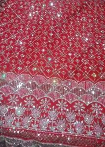 Red Unstitched Suit
