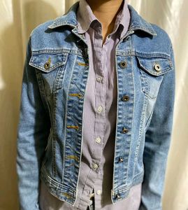 Blue Denim Casual Jacket