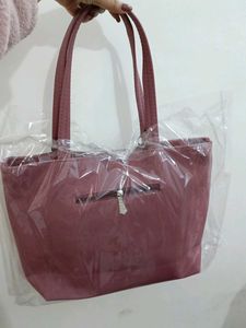 PINK Quilted Tote Bag