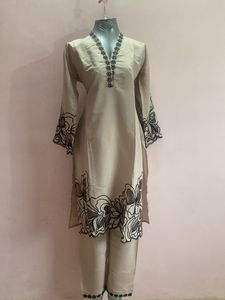 New Pakistani Cutwork Kurta Set