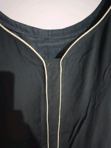 Siffon Black Kurti