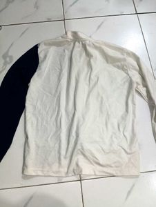 Two-Tone Knotted Long Sleeve