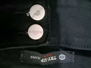 Jet Black Jeans Length 37 Inch