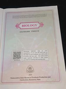 Biology Standard XII Textbook