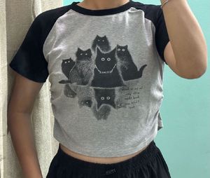 Scrunched Crop Tee