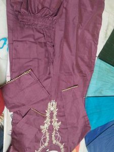 Embroidered Kurta with bottom Ethical wearing