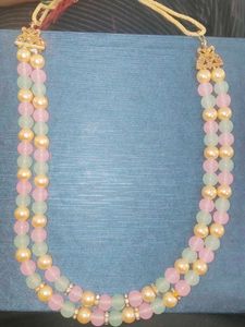 Pastel Beaded Necklace