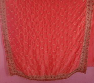 Peach Dress Material