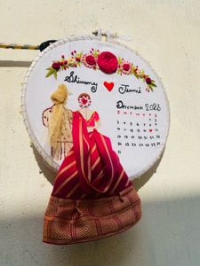Hand Made Embroidery Wedding Hoops