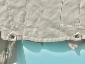 Baby Pink Leather Jacket