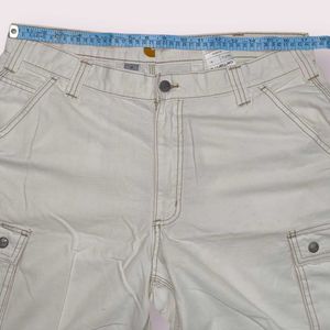 Carhartt Vintage White Cargo Shorts (36&#34;)