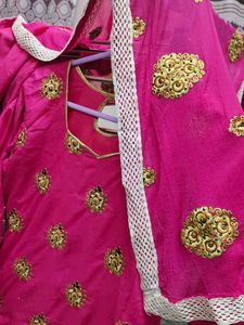 Pink Embroidered Salwar Kameez