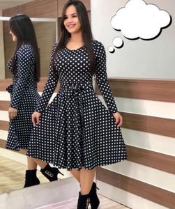 Polka Dot Midi Dress