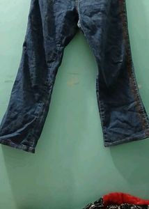 Embroidered Denim Jeans