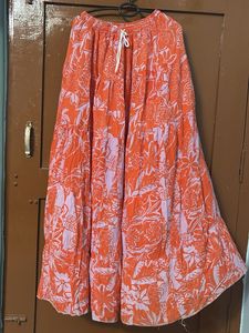 Floral Print Maxi Skirt