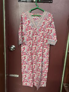 Floral Print Kurta Set
