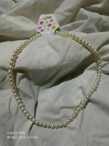 Western Crystal White Necklace