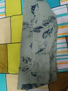 Leaf Print Casual Shirt
