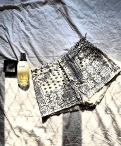 Boho Denim Shorts